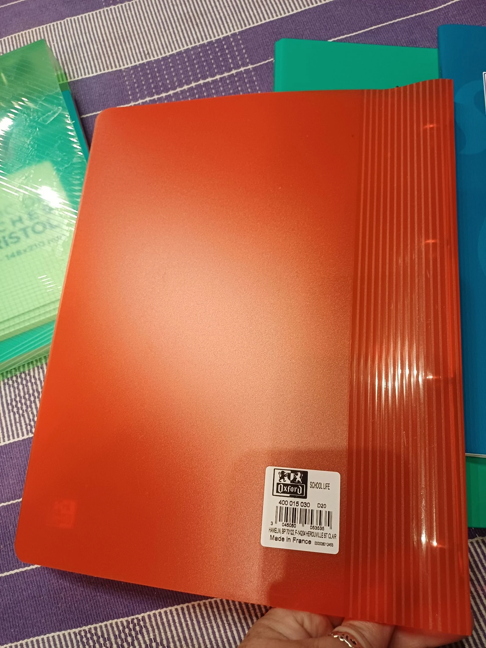 Set nieuwe schoolbenodigdheden merk Oxford – photo 10
